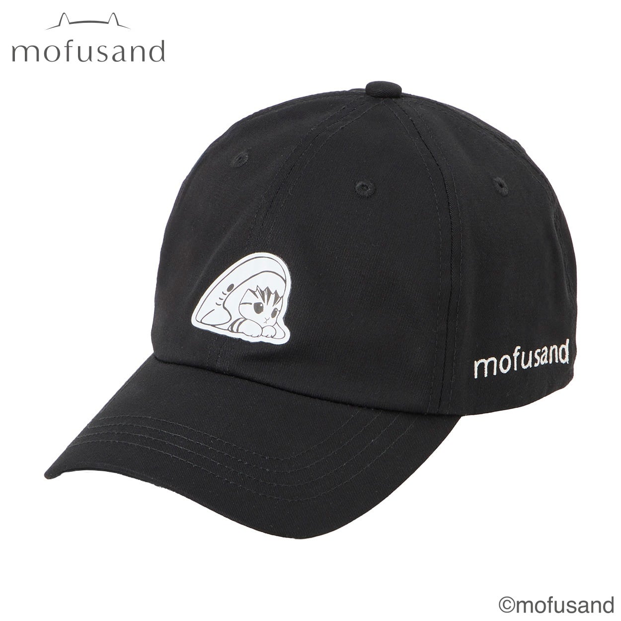 TVC(ティーヴィシー) mofusand サメにゃんキャップ レディス(クロ-ｺﾐ)