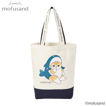 TVC(ティーヴィシー) mofusand サメにゃんトートバッグ レディス(コイアオ-ｺﾐ)