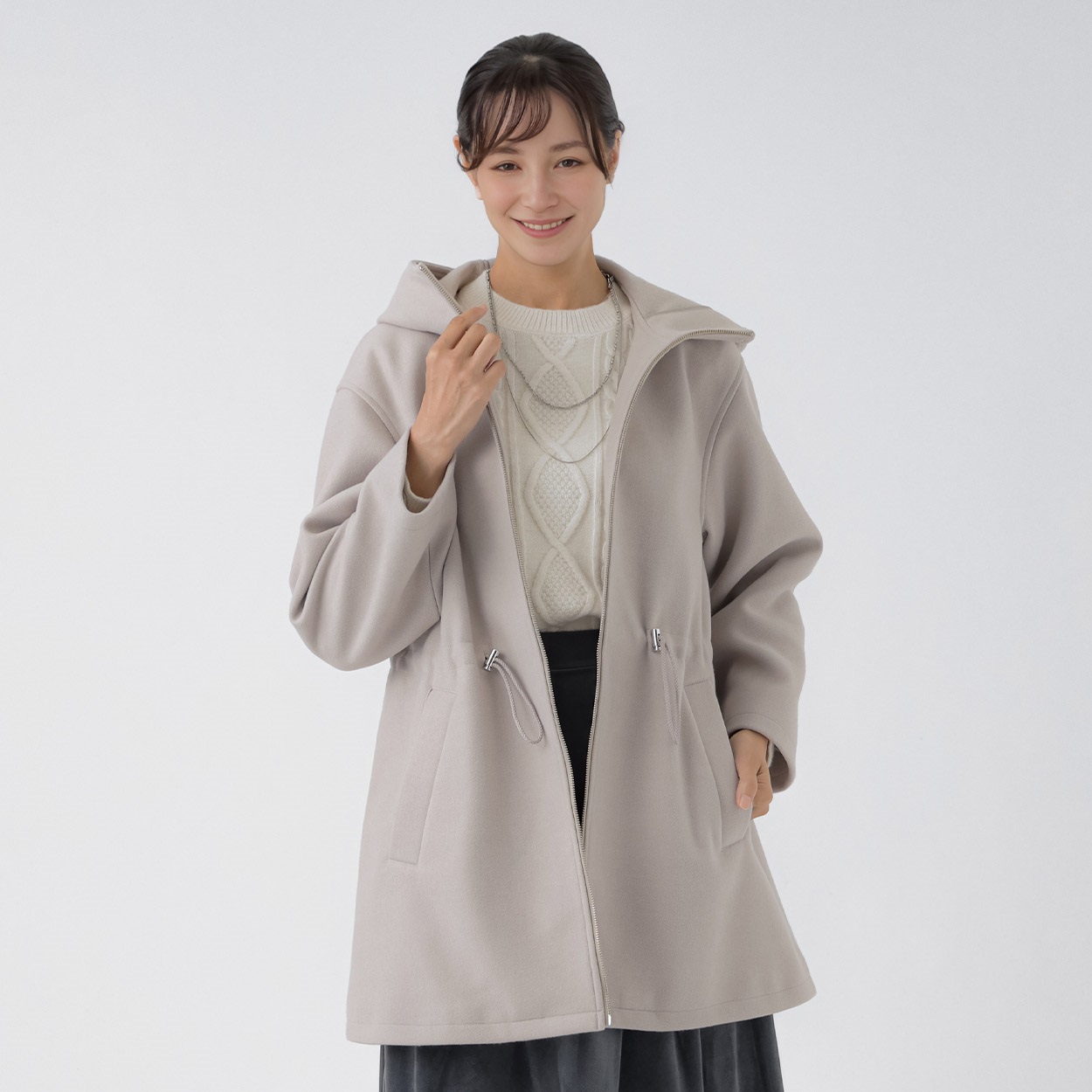 TVC(ティーヴィシー) フェイクウールドロストコート レディス(ウスチャ-XL)