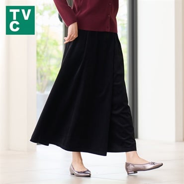 TVC(ティーヴィシー) カットベロアスカーチョ レディス