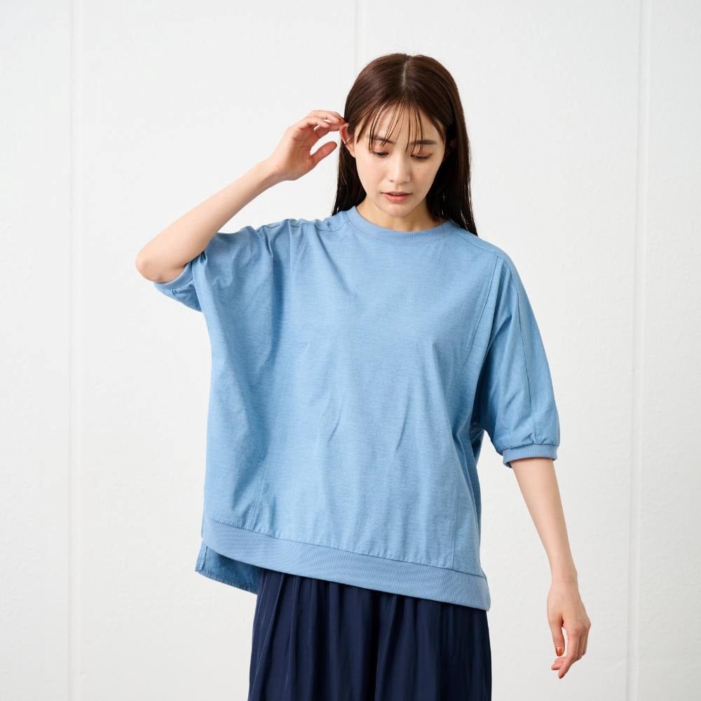 TVC ドライ天竺切り替えドルマンTシャツ レディス | イオン