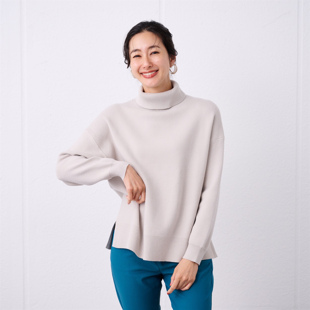 TVC(ティーヴィシー) 洗える・保温 マシュマロタッチ タートルネック