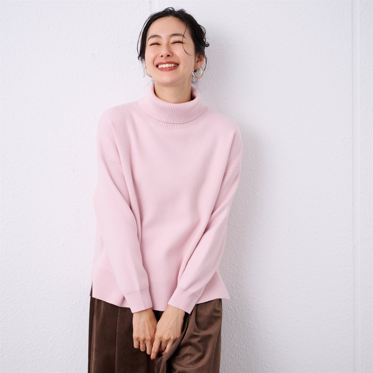 TVC(ティーヴィシー) 洗える・保温 マシュマロタッチ タートルネック