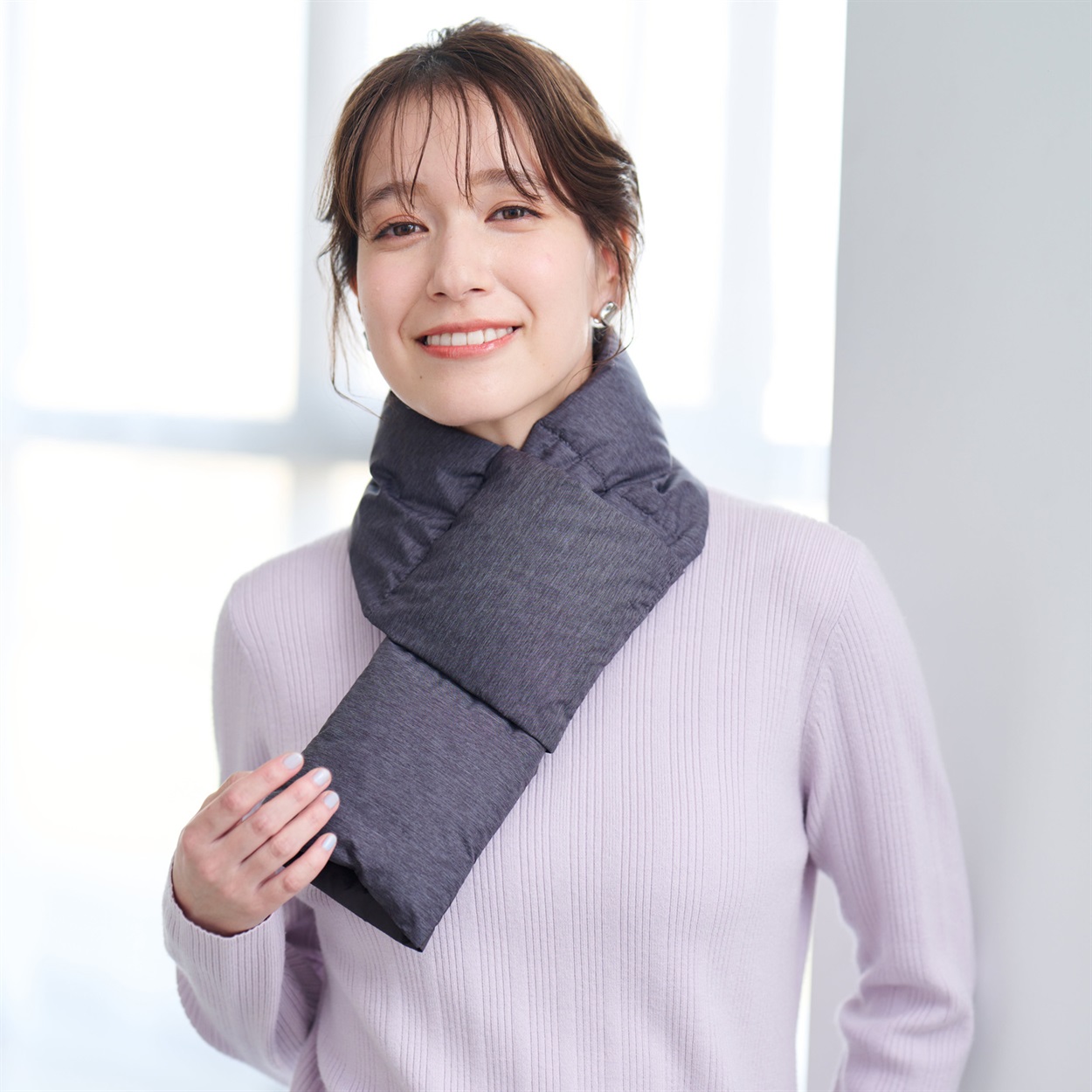 TVC(ティーヴィシー) ウオッシャブルダウンマフラー レディス | イオン