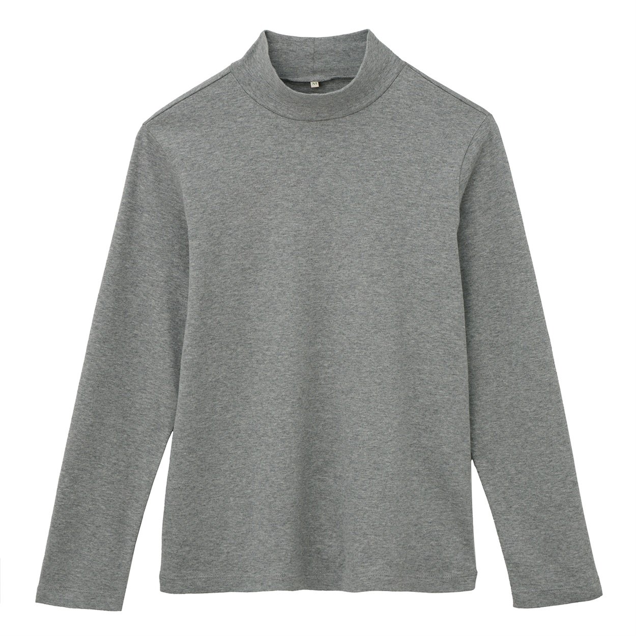 everyone 長袖カットソー M グレー TVC(ティーヴィシー) コットン100起毛 ハイネック長袖Tシャツ