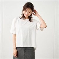 TVC シルキーコットン５分袖Ｔシャツ レディス
