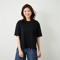 TVC シルキーコットン５分袖Ｔシャツ レディス