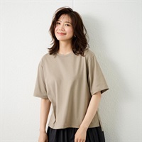 TVC シルキーコットン５分袖Ｔシャツ レディス