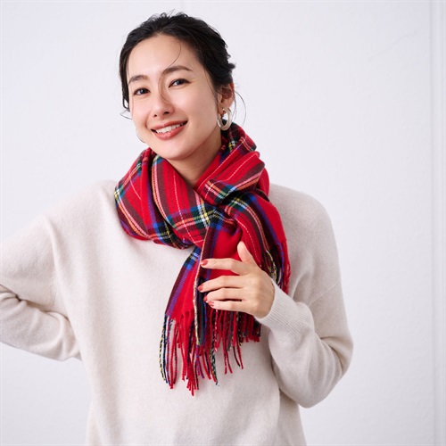 TVC(ティーヴィシー) チェックストール レディス | イオンスタイル