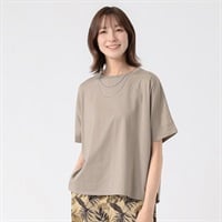 TVC(ティーヴィシー) シルキーコットンひんやりUV対策ドルマン半袖Tシャツ レディス(ウスチャ-S)