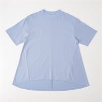 TVC(ティーヴィシー) シルキーコットンひんやりUV対策モックネック半袖T レディス(ウスアオ-S)