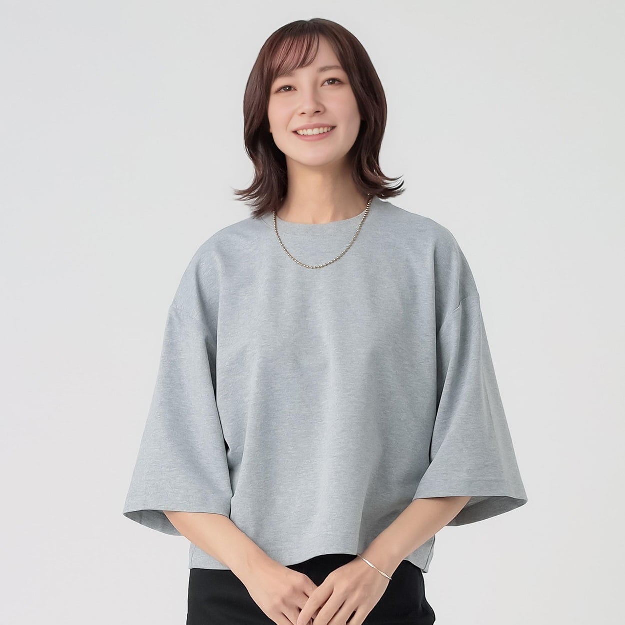 TVC(ティーヴィシー) ミニ裏毛ボックスTシャツ レディス | イオン