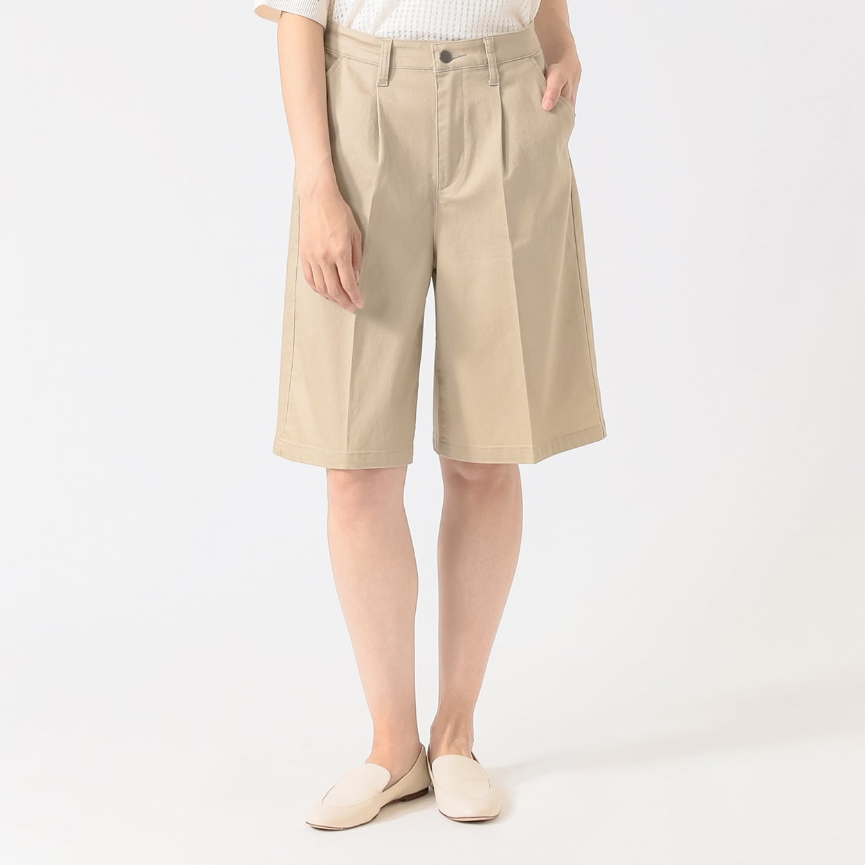 TVC(ティーヴィシー) ストレッチハーフパンツ レディス(ウスチャ-S)