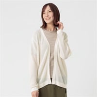 TVC(ティーヴィシー) 洗える メッシュ ミドル丈トッパー レディス(アイボリー-M)