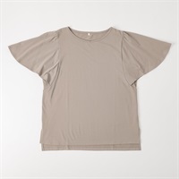 TVC(ティーヴィシー) 汗ジミが目立ちにくいひんやりサラサラフレア袖Tシャツ レディス(ウスチャ-S)