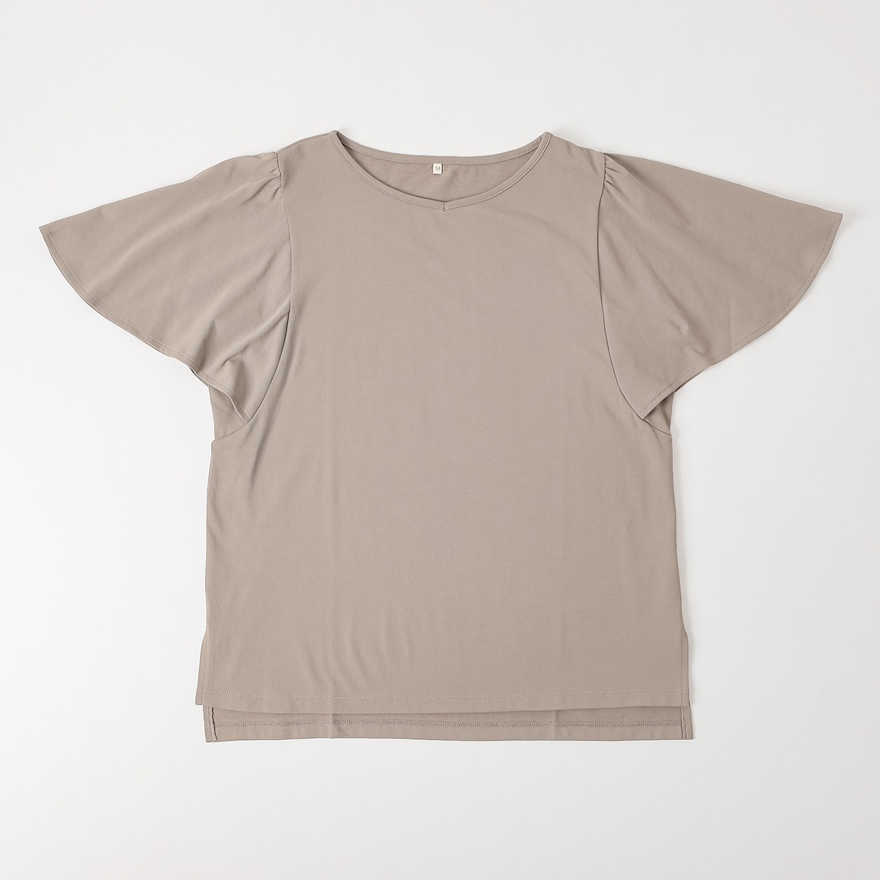 TVC(ティーヴィシー) 汗ジミが目立ちにくいひんやりサラサラフレア袖Tシャツ レディス(ウスチャ-XL)