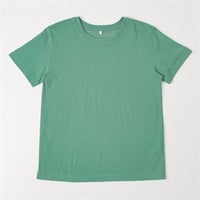 TVC(ティーヴィシー) 汗ジミが目立ちにくいひんやりサラサラクルーネック半袖Tシャツ レディス(ウスミドリ-S)