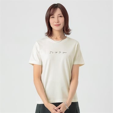 TVC(ティーヴィシー) コットン100半袖Tシャツ（プリント） レディス(Ａシロ-M)