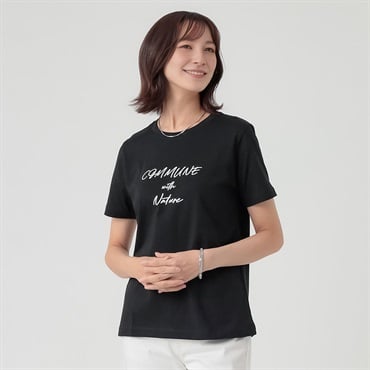 TVC(ティーヴィシー) コットン100半袖Tシャツ（プリント） レディス(Ａクロ-M)