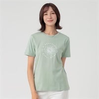 TVC(ティーヴィシー) コットン100半袖Tシャツ（プリント） レディス(ウスミドリ-M)