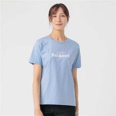 TVC(ティーヴィシー) コットン100半袖Tシャツ（プリント） レディス(ウスアオ-M)