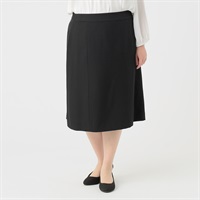 洗えるストレッチスカート 大きいサイズ レディス 235SKL37TH(クロ-3L)