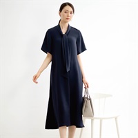 ESPRITMUR (エスプリミュール) ボウタイ付きワンピース レディス  