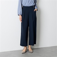 ベルト付きワイドパンツ Vingt Neuf]共布ベルト付きワイドパンツ | KOBUNSHA SELECT SHOP