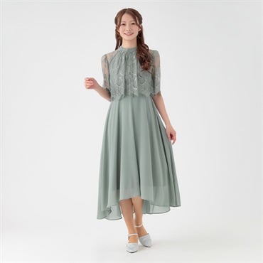 Bo・Dre(ボ・ドレ) ハイネックレースフィッシュテールドレス レディス 245BD142AS