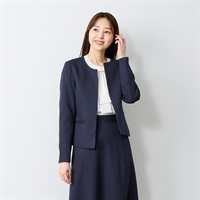 ESPRITMURフォーマルセットアップ ノーカラージャケット スカート モカM ESPRITMURフォーマルセットアップ ノーカラージャケット
