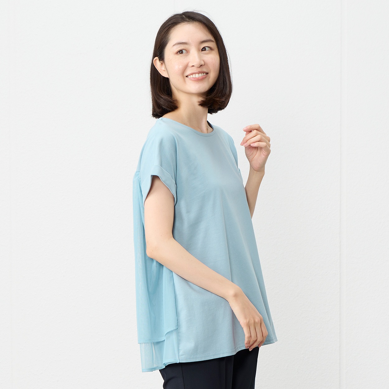 EMMA JAMES (エマジェイムス) 筆記体ロゴTシャツ レディス