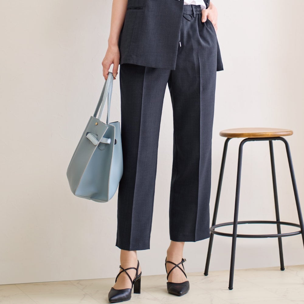 麻調コンフォート ストレートパンツ レディス ESPRITMUR