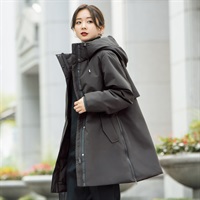 サイドZIP キルト切替中綿コート レディス Purelast(ピュアラスト