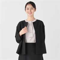 ドビー ペプラムジャケット レディス ESPRITMUR(エスプリミュール) 255ES001AH(クロ-M)