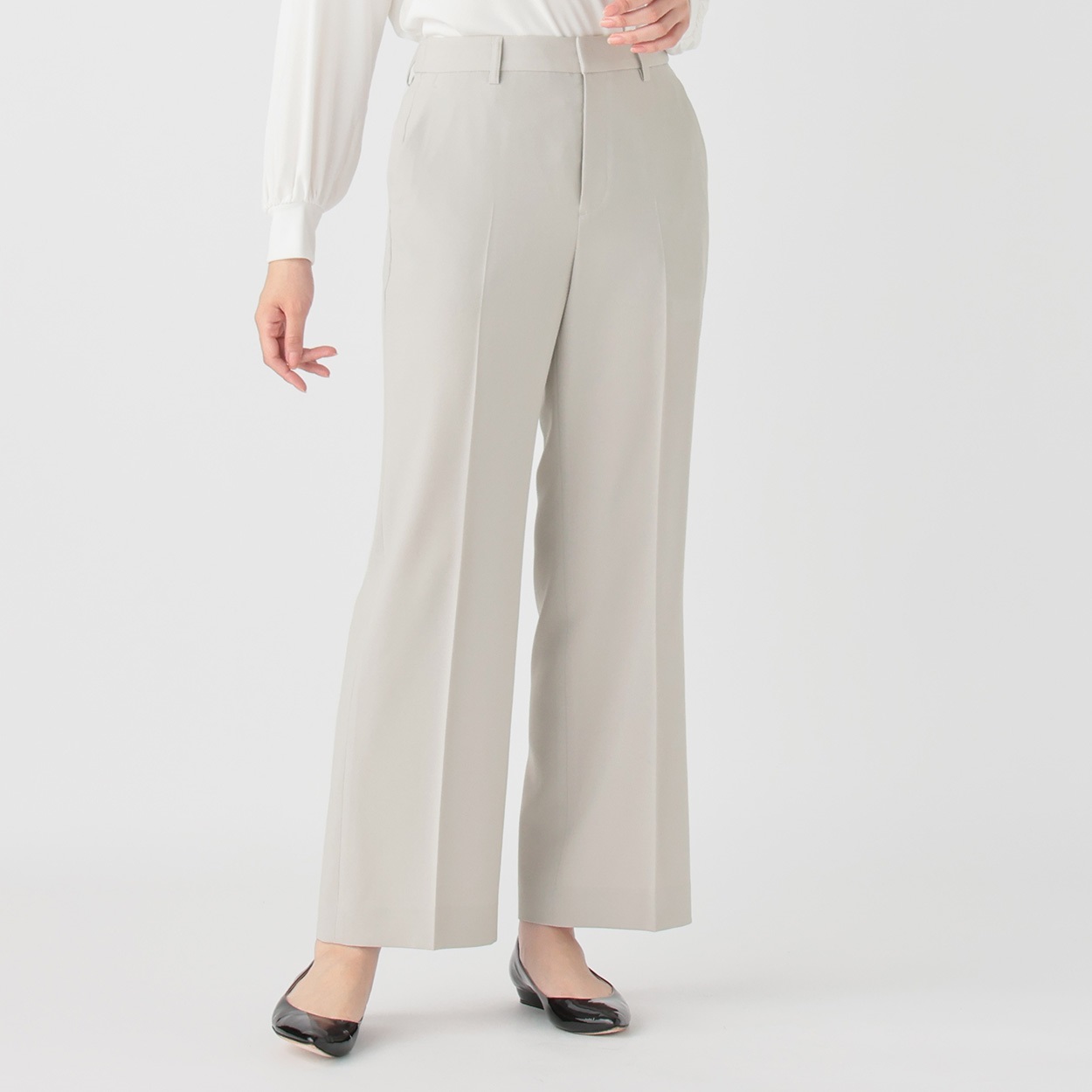 エスプリミュール×オンワード セミワイドパンツ レディス ESPRITMUR