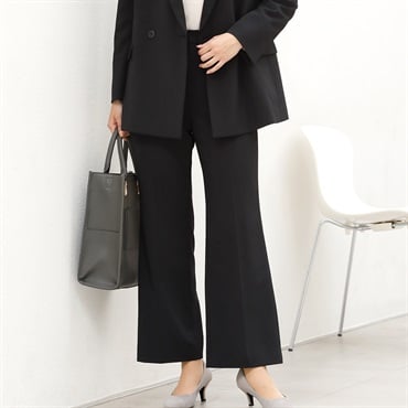 エスプリミュール　レディース　パンツ　スーツ　セットアップ　ブラック　ストレッチ パンツスーツ セットアップ 全3色[品番：JSFW0014251]｜JS