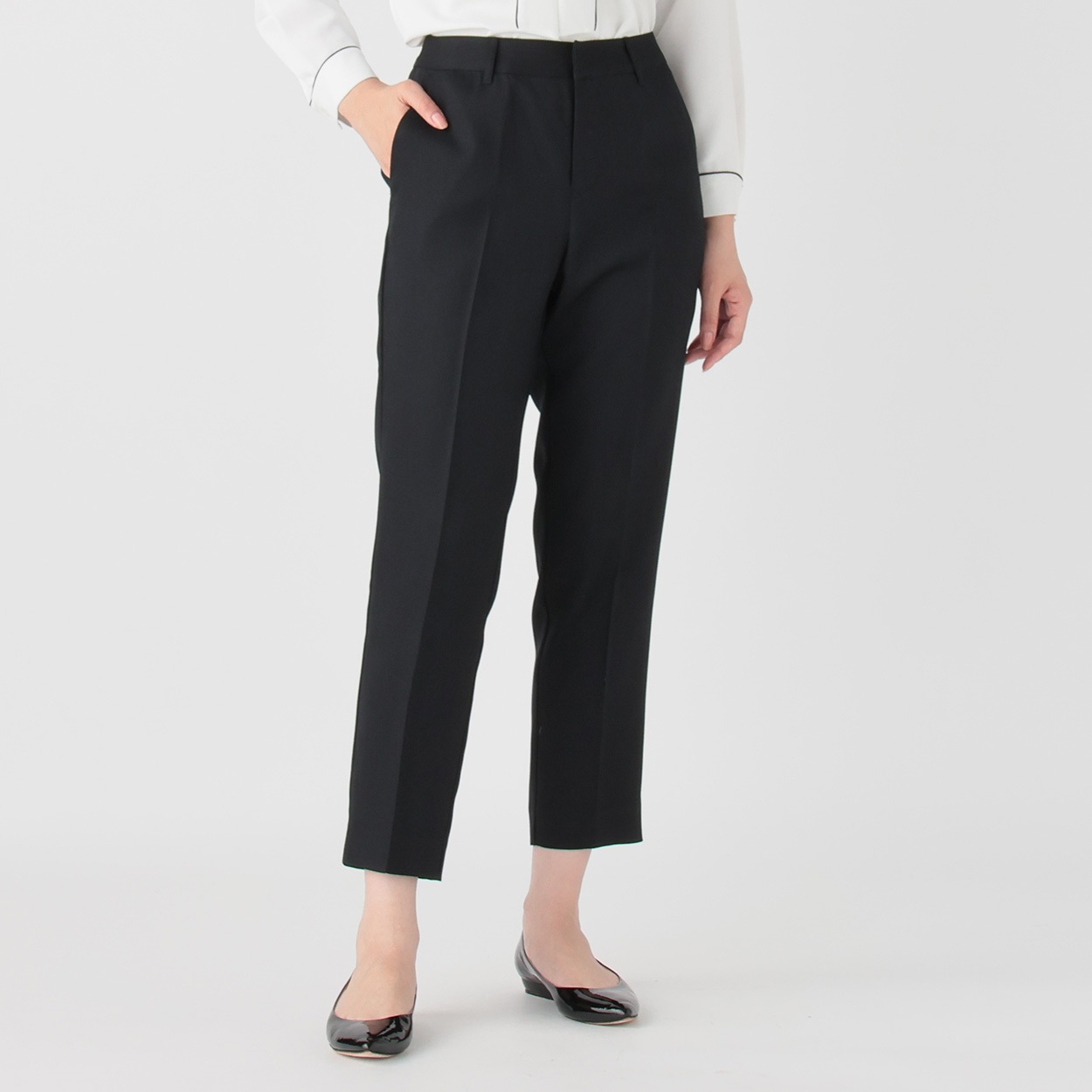 シャークツイード テーパードパンツ レディス ESPRITMUR(エスプリ