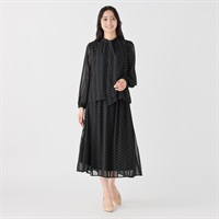 ドットプリントブラウス＋スカートセット レディス EMMA JAMES(エマ