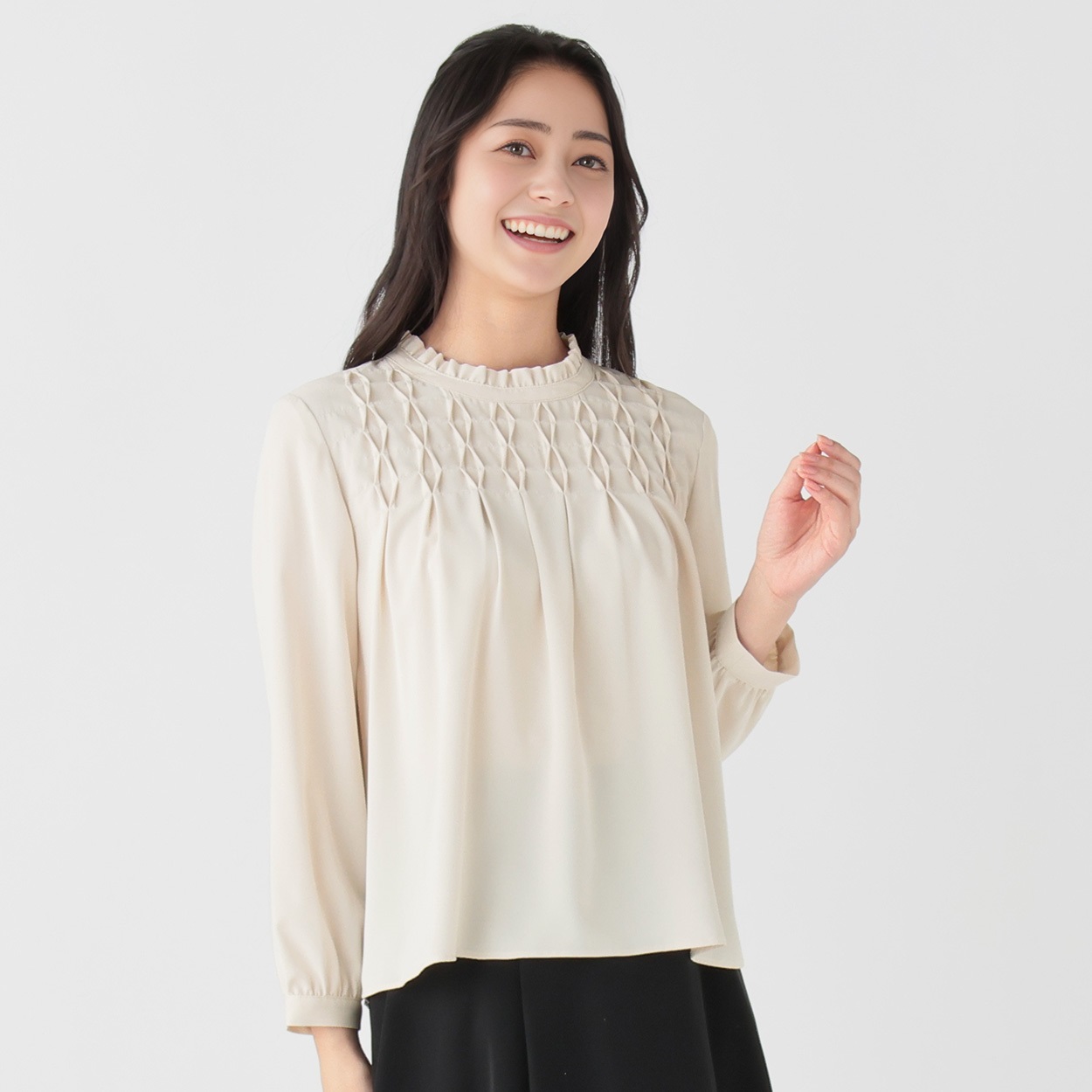 スモッグブラウス レディス EMMA JAMES(エマジェイムス) 257EM150HT