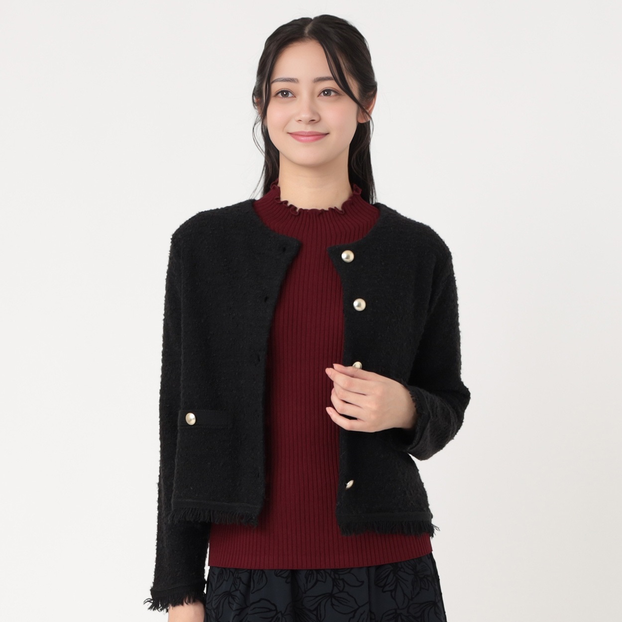 ニットジャケット レディス EMMA JAMES(エマジェイムス) 257EM827TH