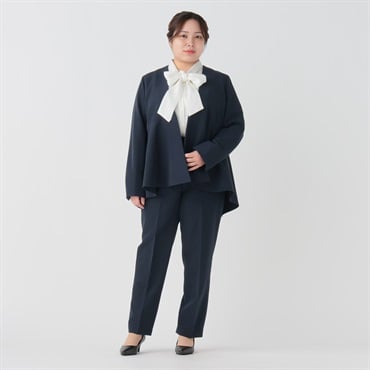 purelast × オンワードスーツ　紺　M  ワンピース2点セット AEON - purelast × オンワードスーツ 紺 M ワンピース2点セットの通販