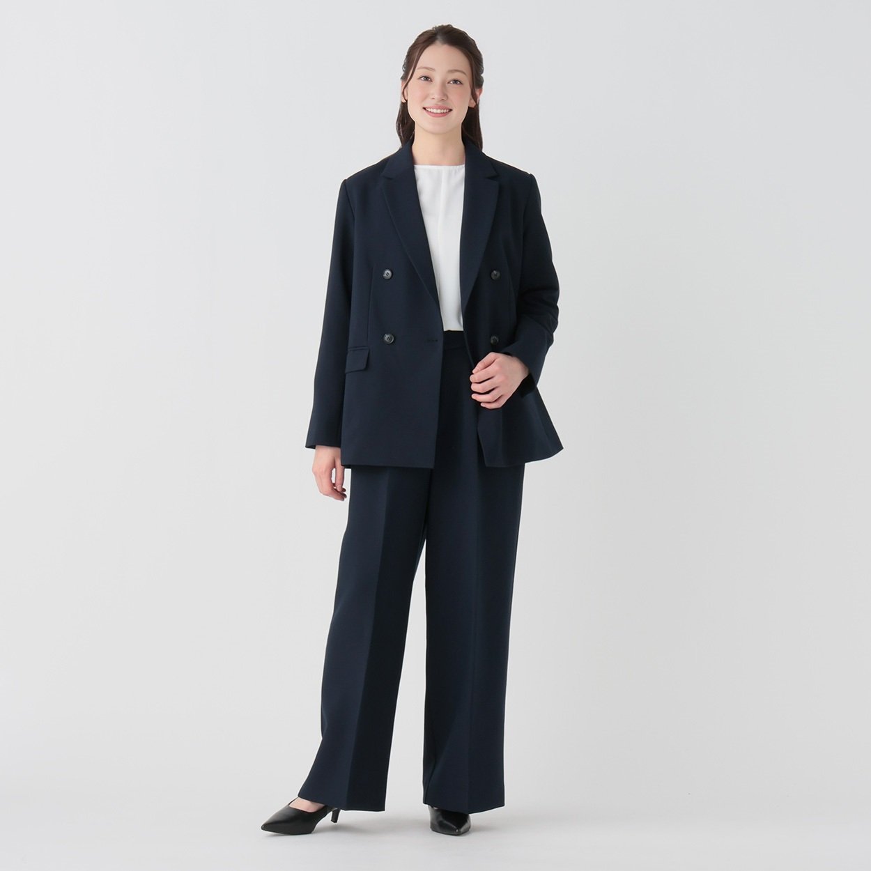 専用20年 LOOK掲載 パラスパレス vm モールスキンストレッチジャケット ウォッシャブル】レディスジャケット ストレッチ S＆M Knightsbridge