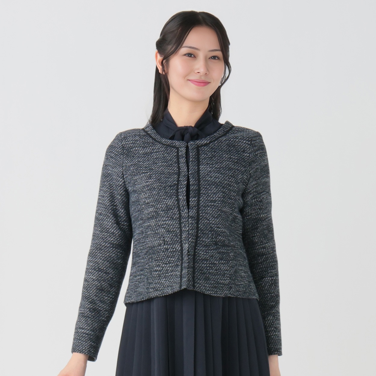 カルゼツイード ジャケット レディス Purelast(ピュアラスト