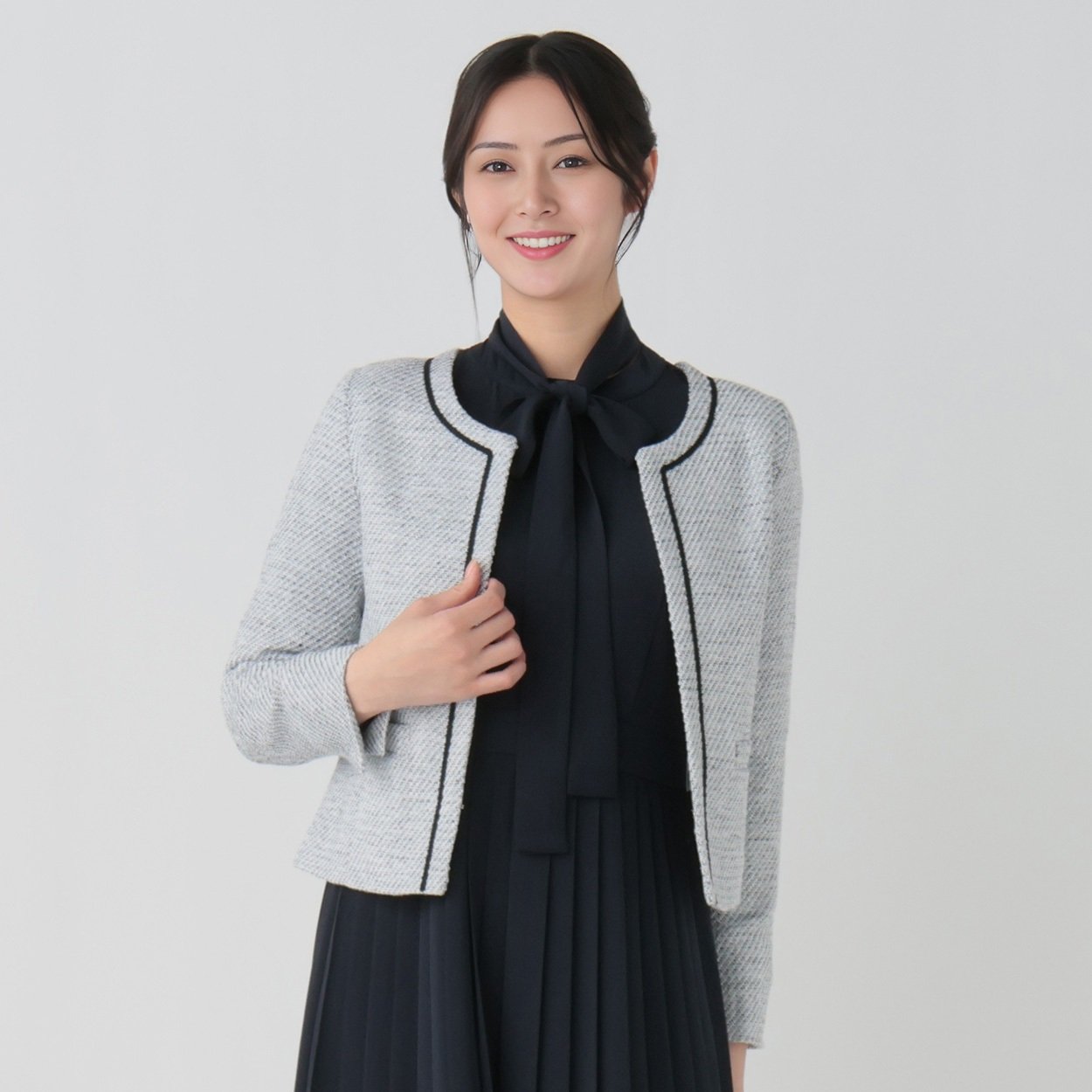 eLLa selectshop ツイードジャケット 7DAYS LOOKS】ツイードジャケット【SALE】 TZW651 :レディース トップス