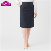 トップバリュ(TOPVALU) チェック柄 台形スカート レディス TV1075S04C5R(コイアオ-9ｺﾞｳ)