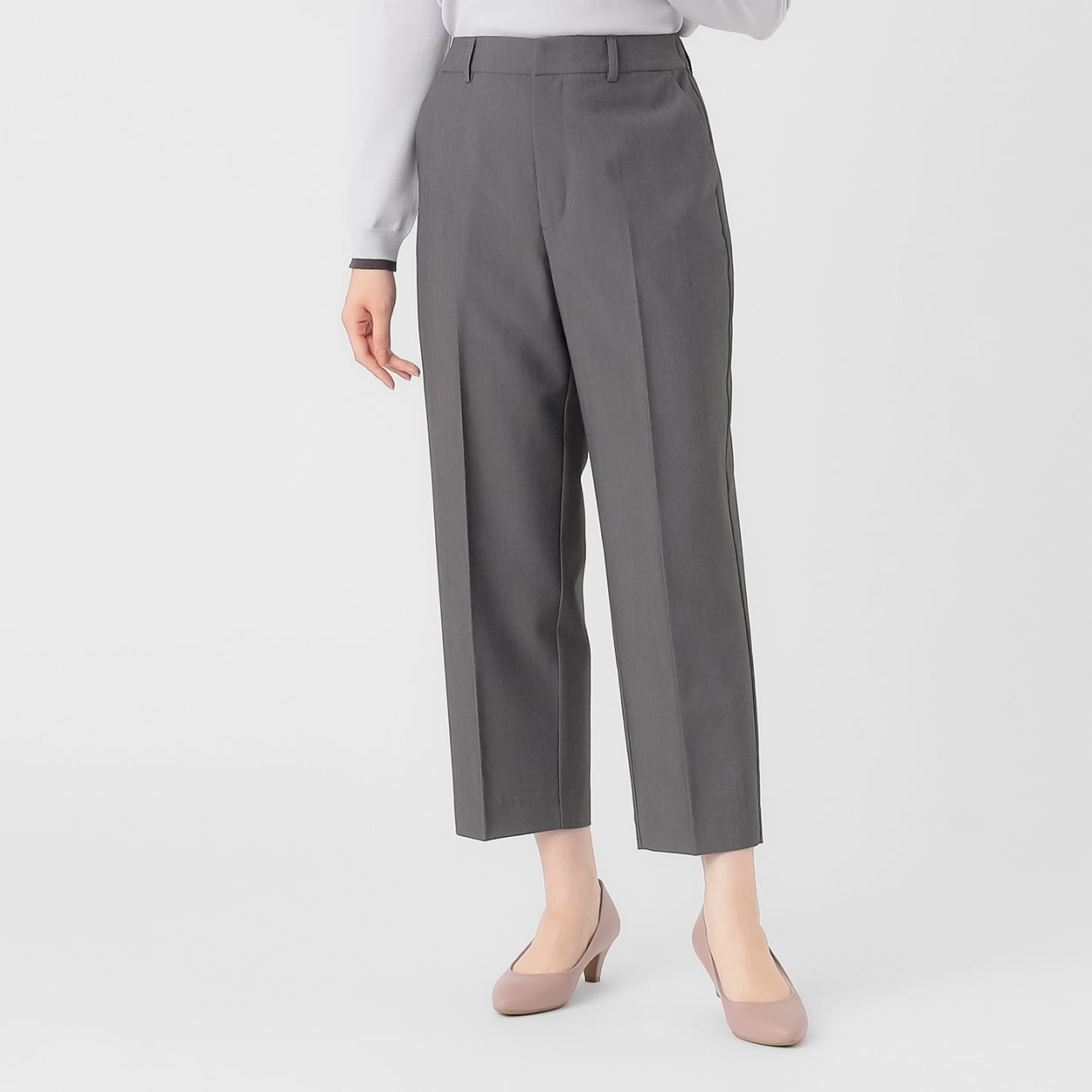 ストレートパンツ レディス EMMA JAMES(エマジェイムス) 266EM428CT(チャコ－ルグレ－-L)