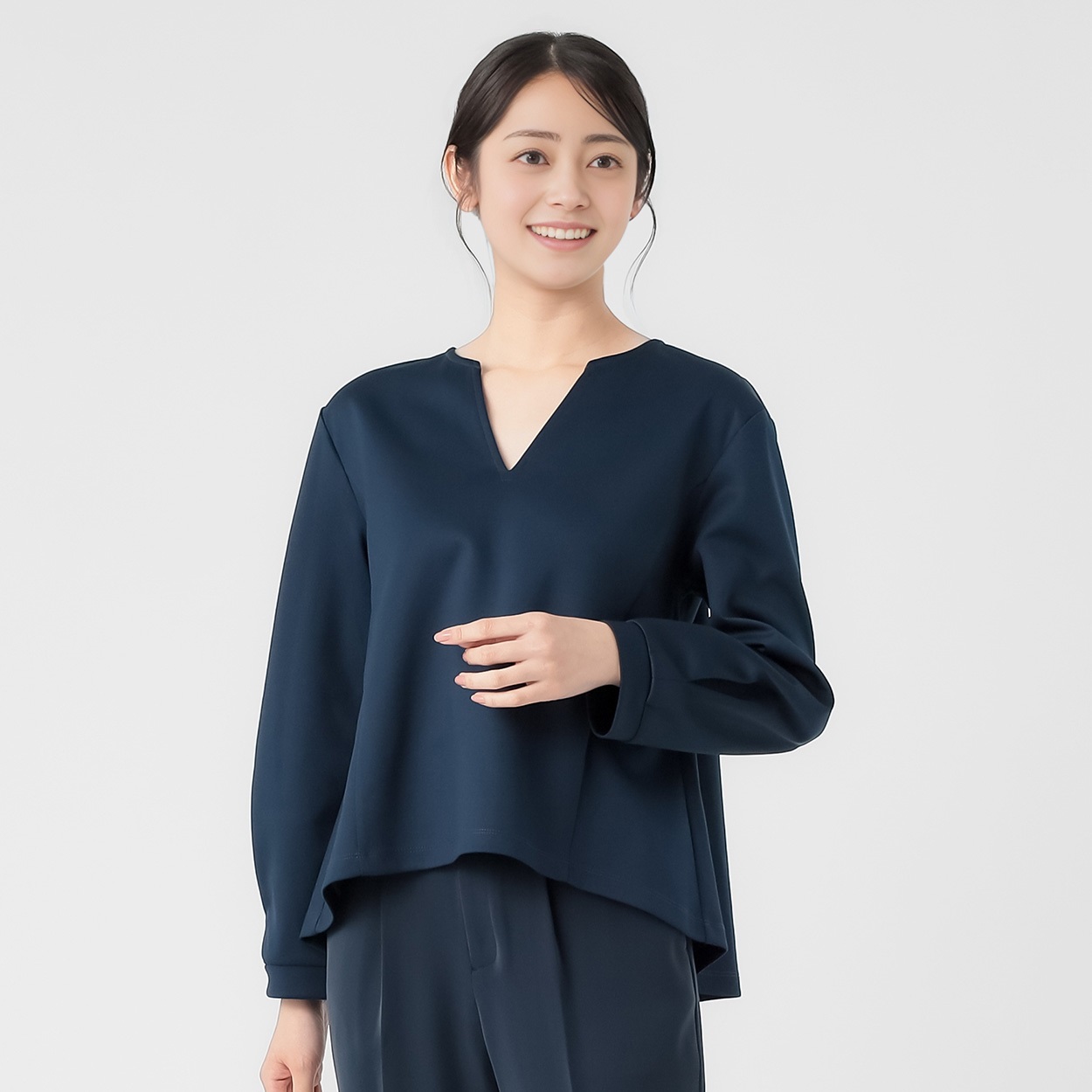 エマたん商店 EMMA JAMES(エマジェイムス) キレイ目ダンボールニット プルオーバー