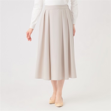 美メイク タックフレアースカート レディス EMMA JAMES(エマジェイムス) 266EM430CT(ウスクロ-M)