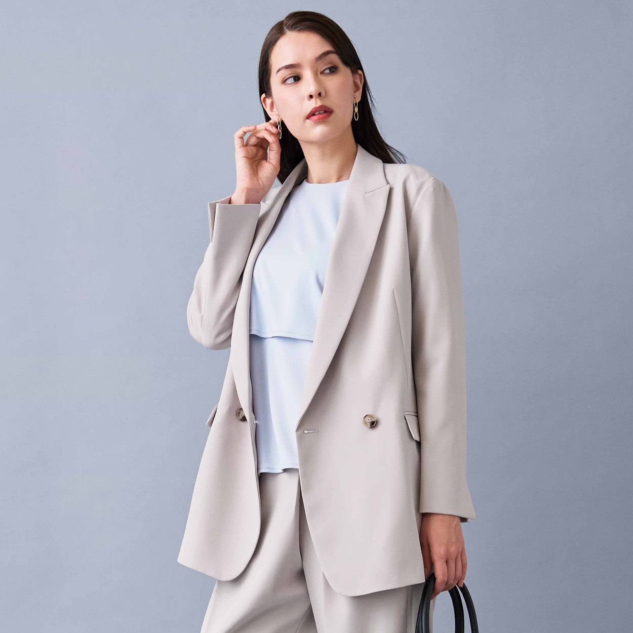エスプリミュール×オンワード ダブルブレストジャケット レディス 