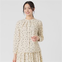 EMMA JAMES(エマジェイムス) 微シアーローン タックプルオーバーブラウス レディス 262EMJ044CT(アイボリー-M)